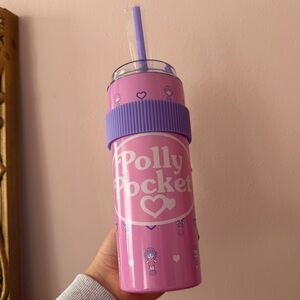 Polly Pocket Pink Tumbler with handle